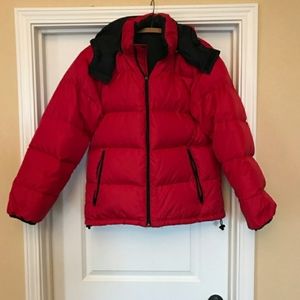 LANDS END goose down puff jacket